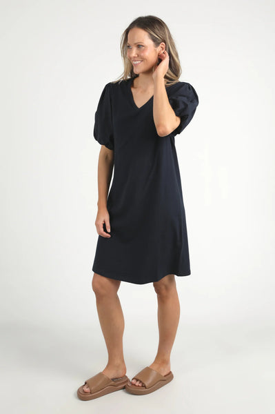 ELM   JOY DRESS - NAVY