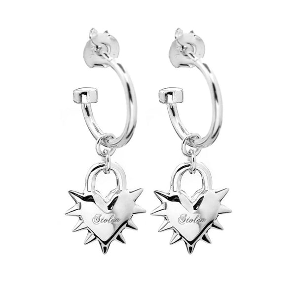 Stolen - Love Locket Anchor Earrings