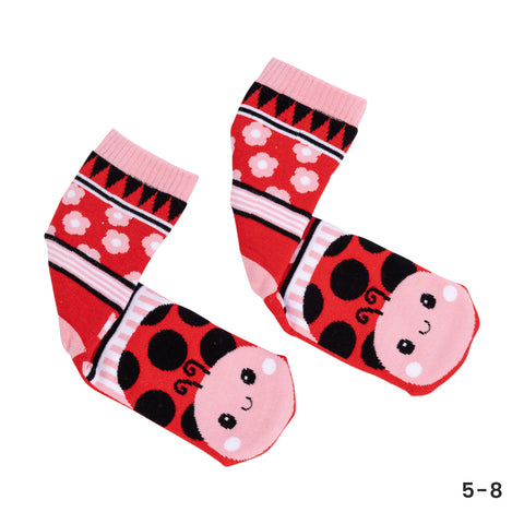 Splosh Lolly Kicks Ladybug Socks