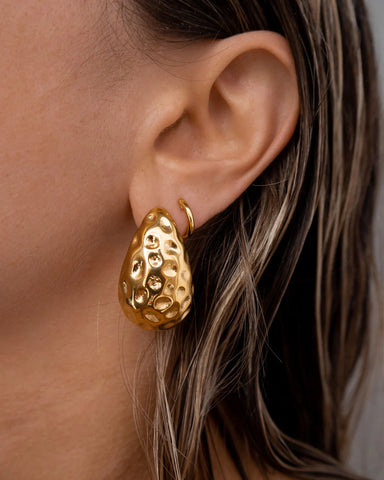 LUV AJ- THE DOHENY EARRINGS - GOLD