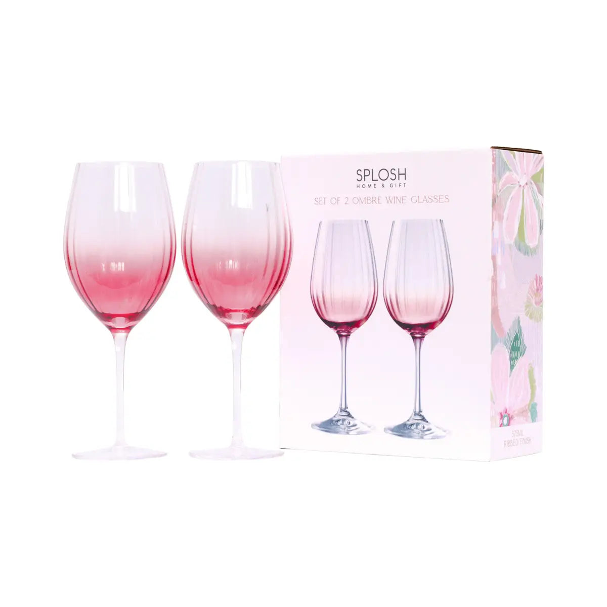 SPLOSH - LOVE, VERA WINE GLASS - SET OF 2