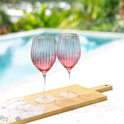 SPLOSH - LOVE, VERA WINE GLASS - SET OF 2