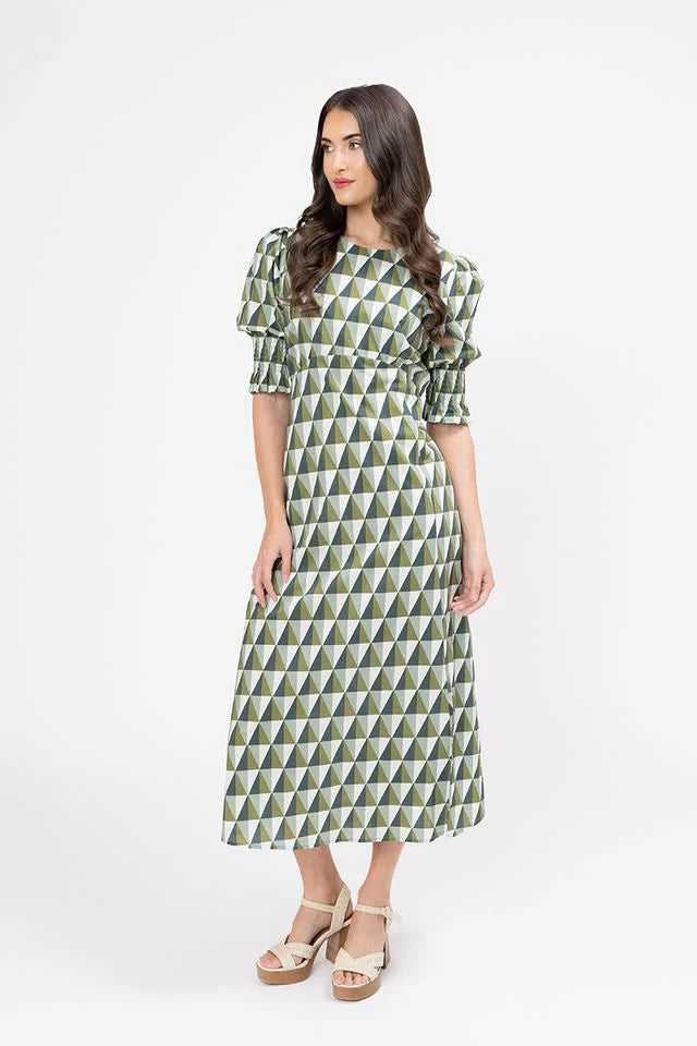 SEEKING LOLA - SUNSET DRESS - EMERALD