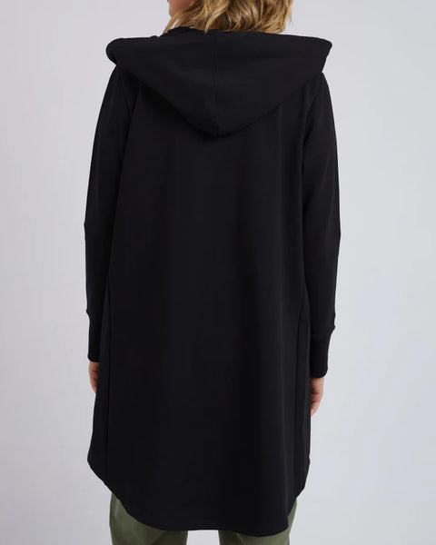 ELM  - MARA ZIP HOODIE - BLACK
