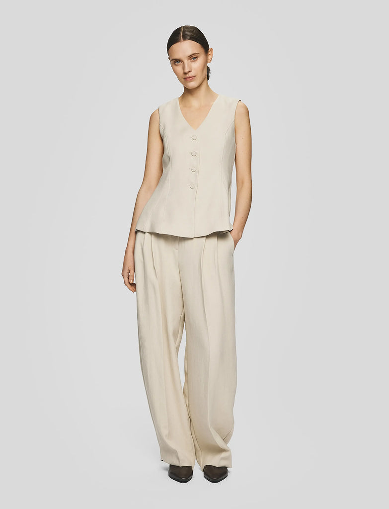 MSCH - ESTERIANE SILVER WAISTCOAT  - OATMEAL MELANGE