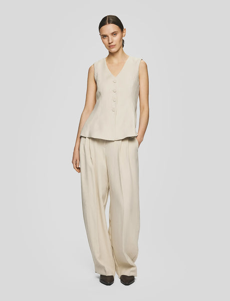 MSCH - ESTERIANE SILVER WAISTCOAT  - OATMEAL MELANGE