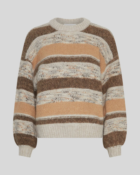 MSCH - CONSTANCE PULLOVER - OATMEAL/BROWN