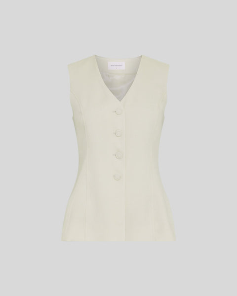 MSCH - ESTERIANE SILVER WAISTCOAT  - OATMEAL MELANGE
