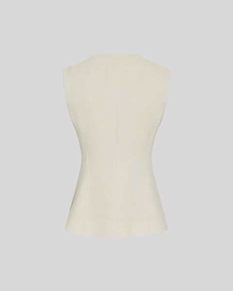 MSCH - ESTERIANE SILVER WAISTCOAT  - OATMEAL MELANGE
