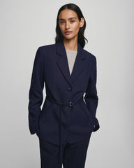 MSCH - FREYLIA STRAIGHT BLAZER - DEEP WELL