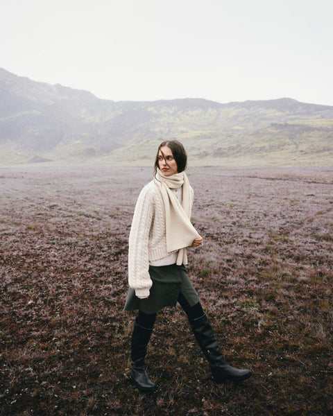 MSCH - KEISHA JILLENA CARDIGAN - OATMEAL MELANGE