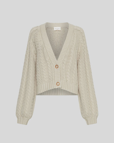 MSCH - KEISHA JILLENA CARDIGAN - OATMEAL MELANGE