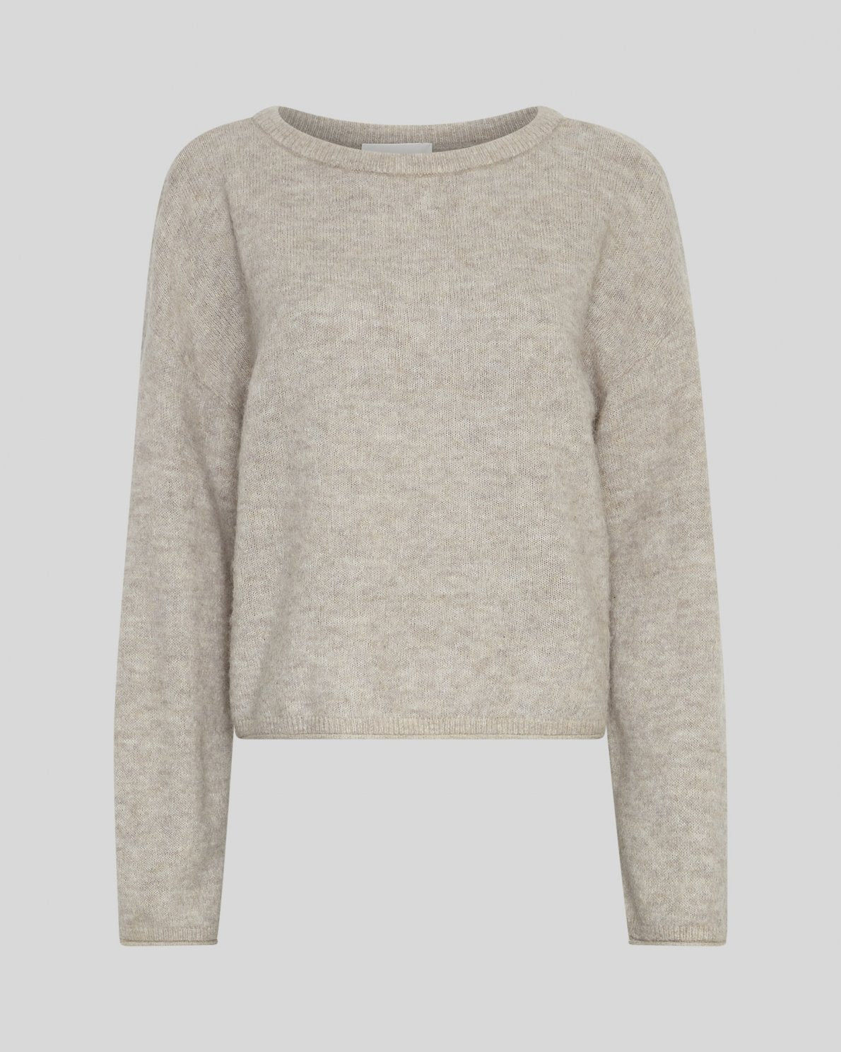 MSCH - KELLSEY ALEGRIA PULLOVER -  WARM LIGHT GREY MARLE