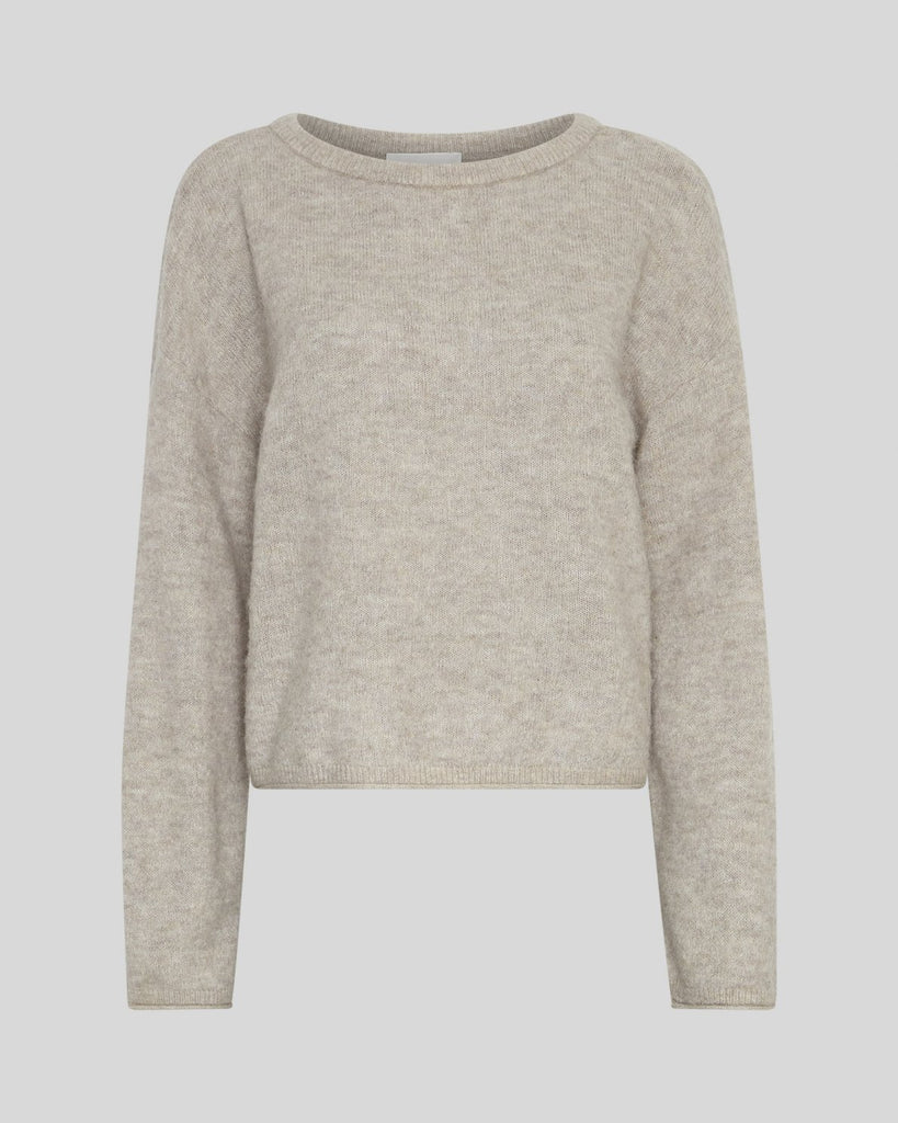 MSCH - KELLSEY ALEGRIA PULLOVER -  WARM LIGHT GREY MARLE