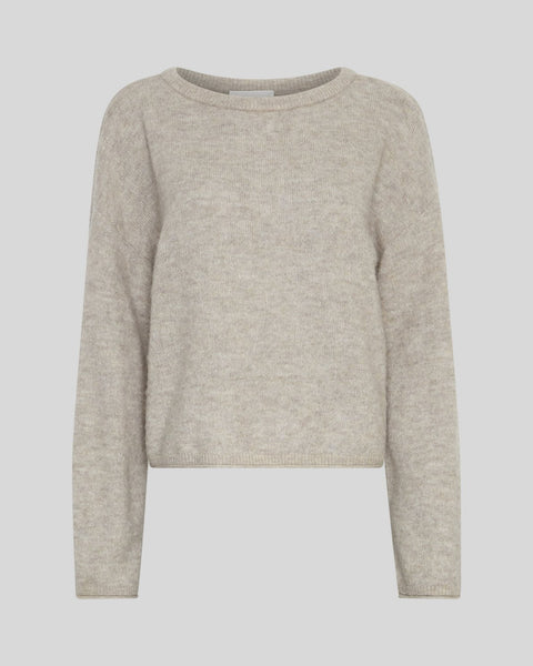 MSCH - KELLSEY ALEGRIA PULLOVER -  WARM LIGHT GREY MARLE