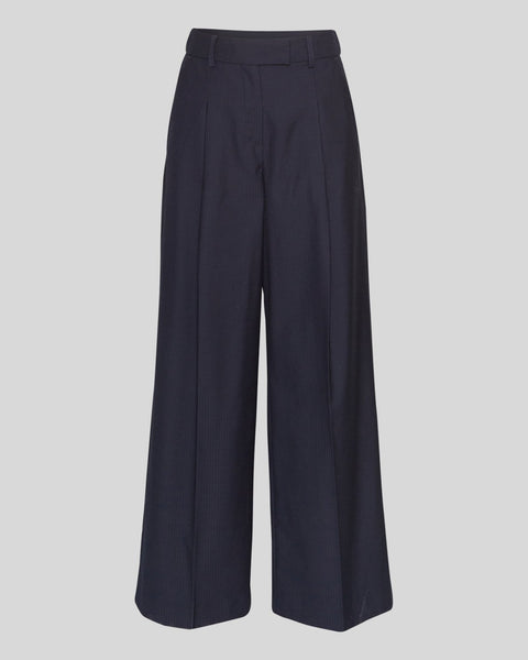 MSCH - MAELYNN HIGH WAISTED PANTS STRIPE - SKY CAPTAIN