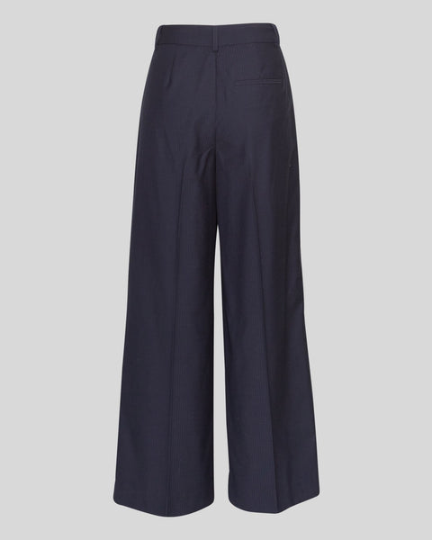 MSCH - MAELYNN HIGH WAISTED PANTS STRIPE - SKY CAPTAIN