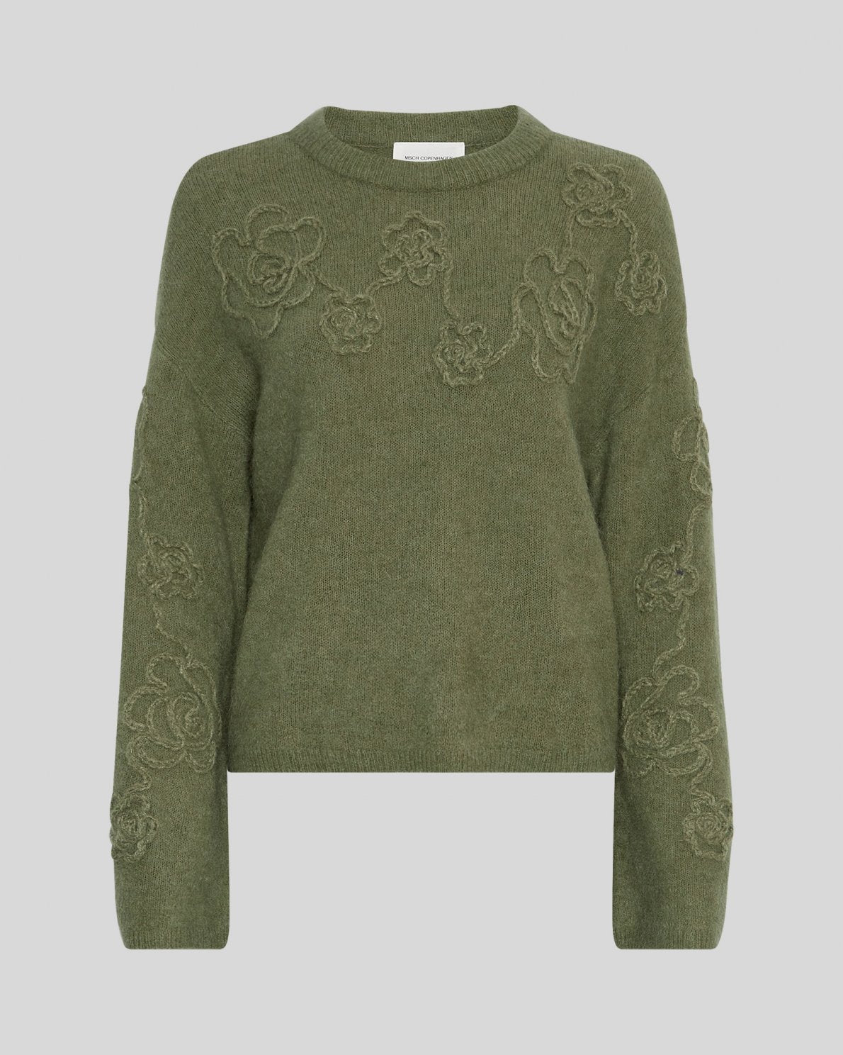 MSCH - MIABELLE HOPE PULLOVER  - OLIVINE/FLOWER