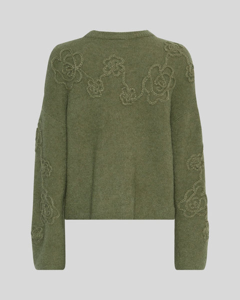 MSCH - MIABELLE HOPE PULLOVER  - OLIVINE/FLOWER
