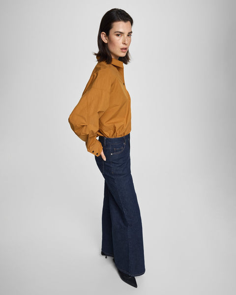 MSCH - SOLIA ADA WIDE JEANS - DARK BLUE WASH