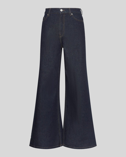 MSCH - SOLIA ADA WIDE JEANS - DARK BLUE WASH
