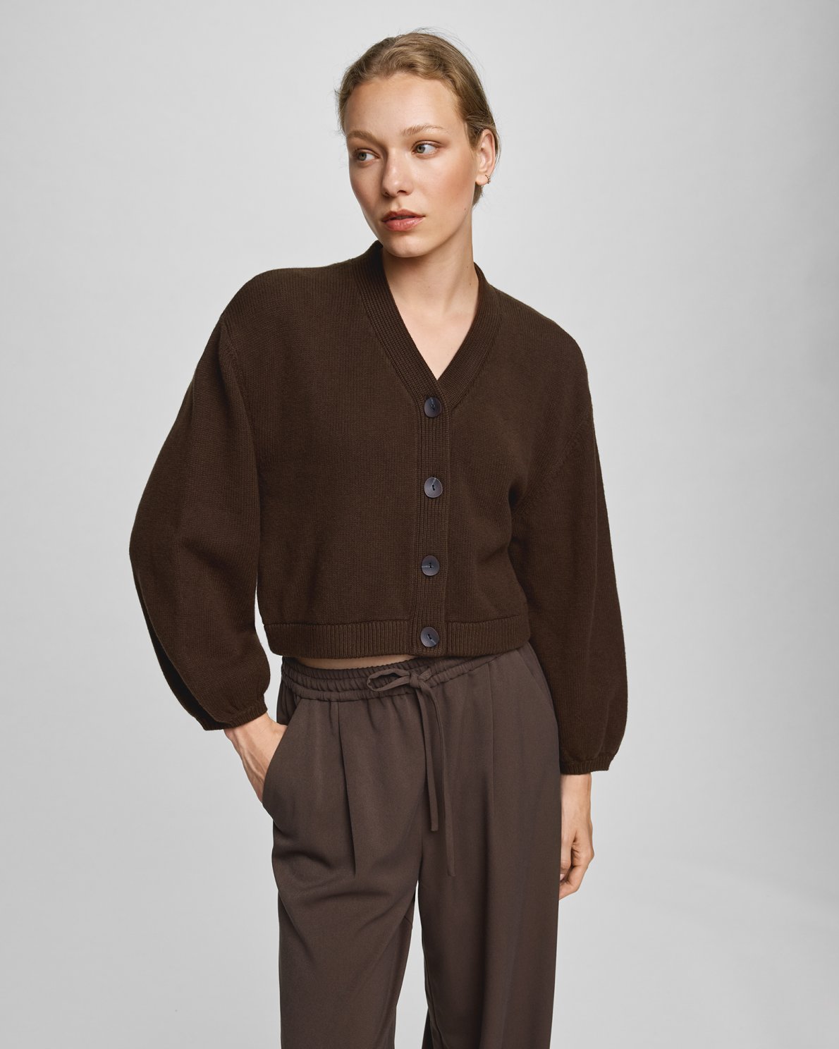 MSCH - ZAFINA CARDIGAN - BROWN