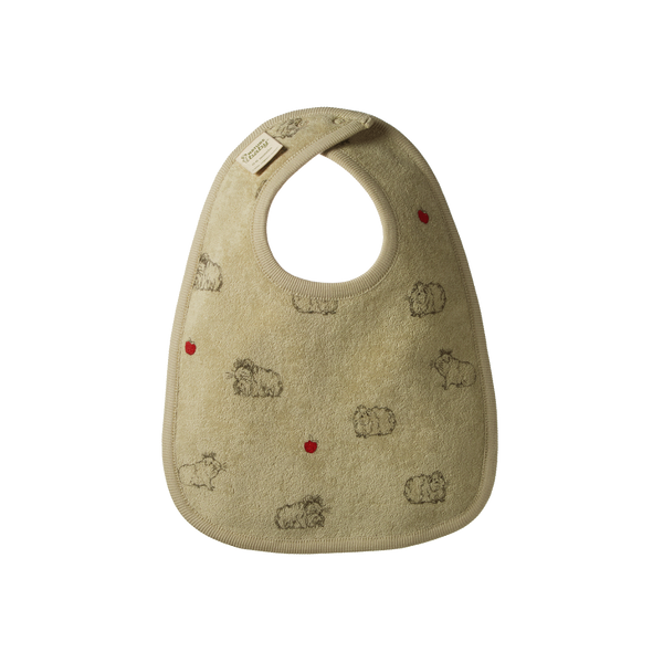 Nature Baby - Reversible Bib - GUINEA PIG GALA PRINT