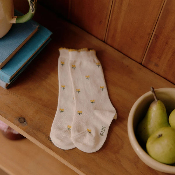 Nature Baby - Cotton Socks - Tulips