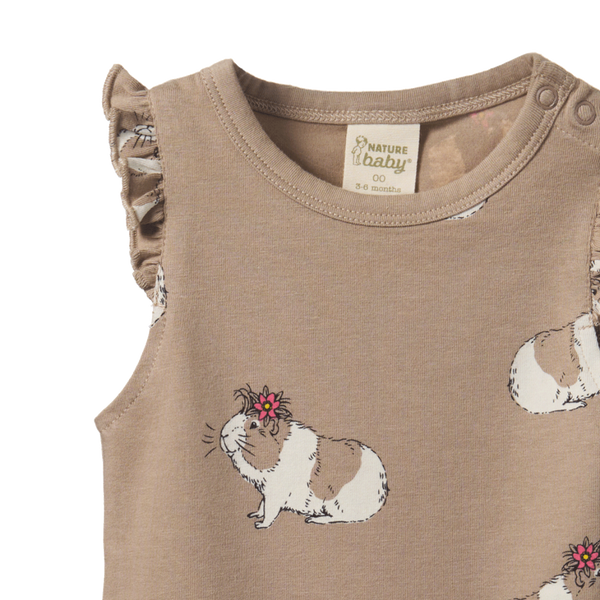 Nature Baby -   FLEUR BODYSUIT - MOON FLOWER GALA