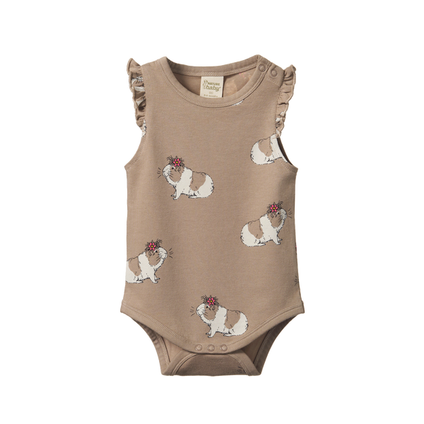 Nature Baby -   FLEUR BODYSUIT - MOON FLOWER GALA