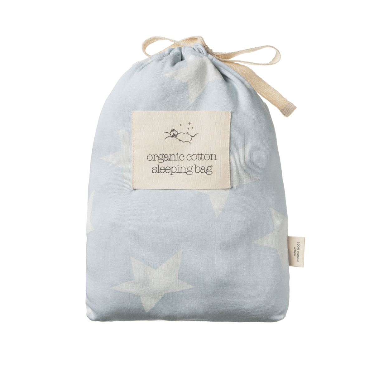 Nature Baby - Cotton Sleeping Bag  - Magic Blue PRINT (0-24M)