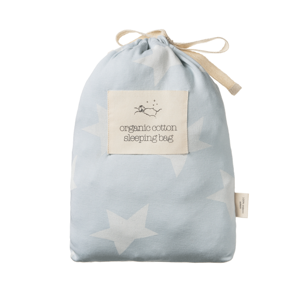 Nature Baby - Cotton Sleeping Bag  - Magic Blue PRINT (0-24M)