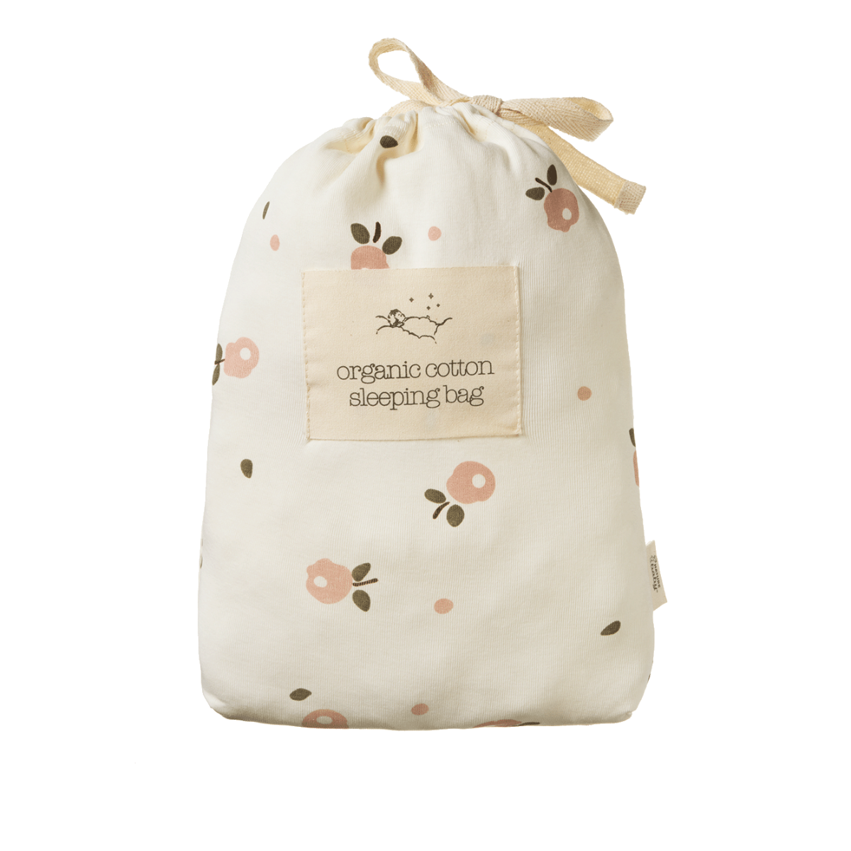 Nature Baby - Cotton Sleeping Bag  - Posey Blossom Rose PRINT (0-24M)