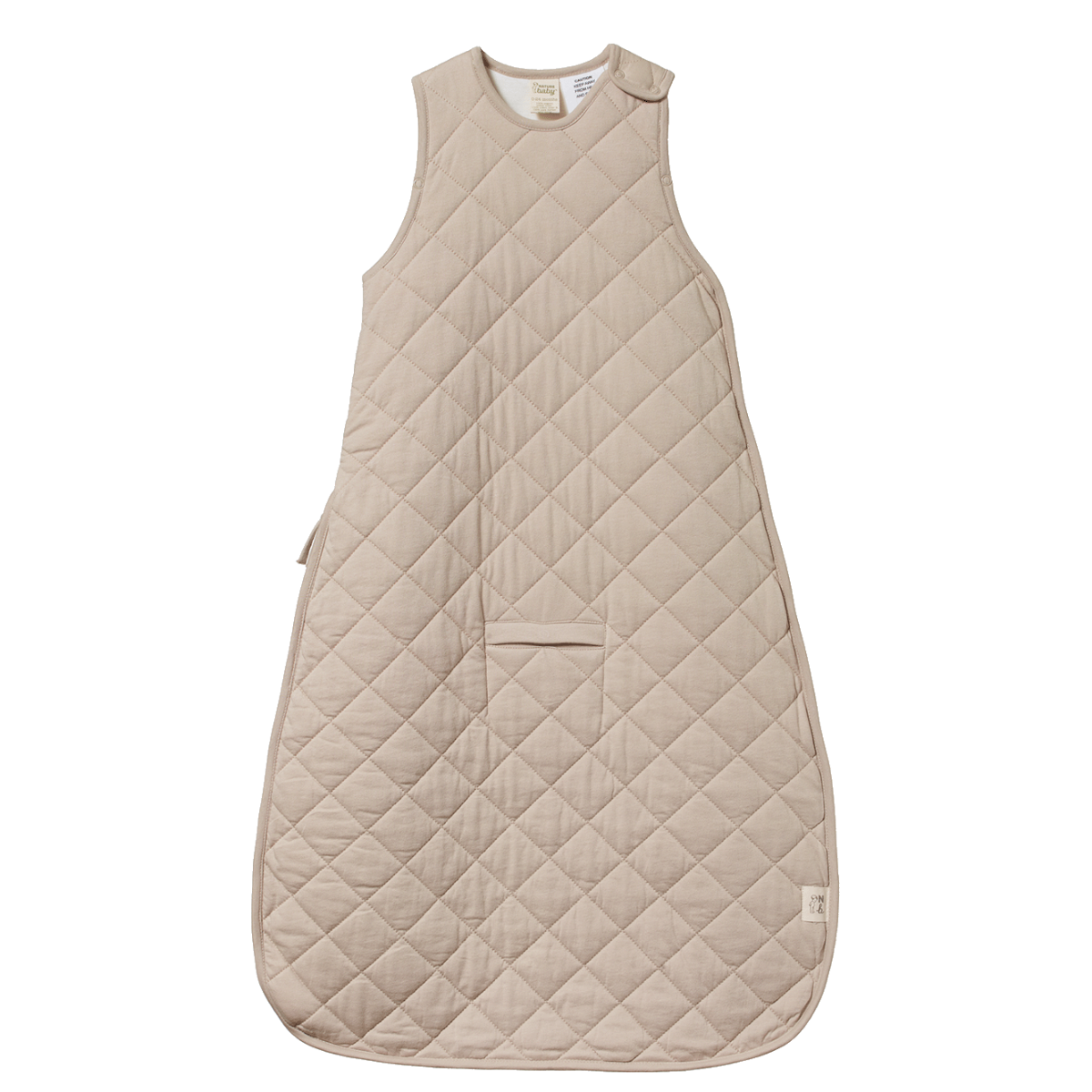 Nature Baby - Quilted Cotton & Merino Duvet  Sleeping Bag