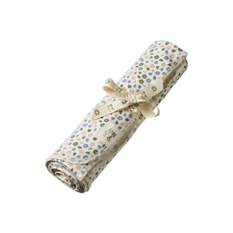 Nature Baby - Cotton Wrap -Chamomile Blooms Print