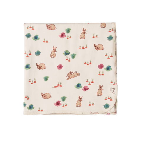 Nature Baby - Cotton Wrap - Country Bunny Print