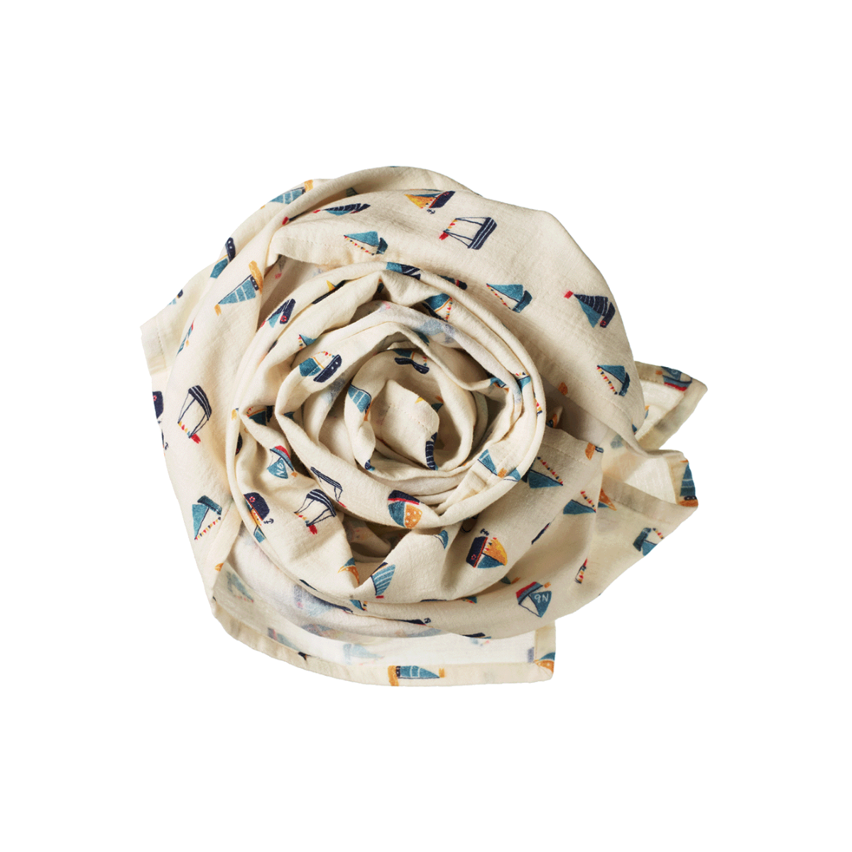 Nature Baby -Muslin Wrap - REGATTA PRINT