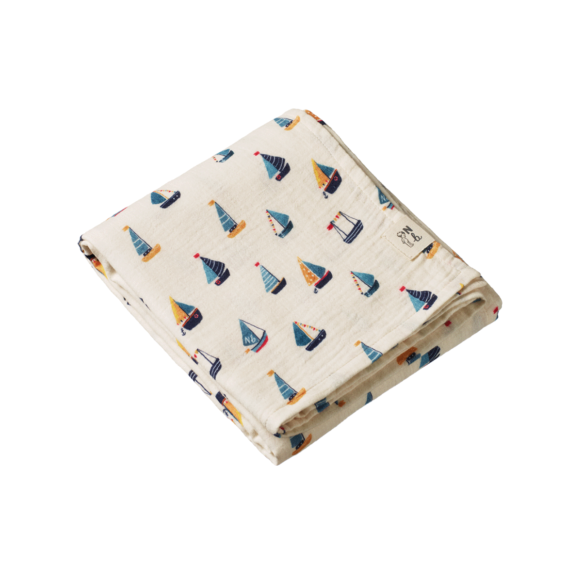 Nature Baby -Muslin Wrap - REGATTA PRINT