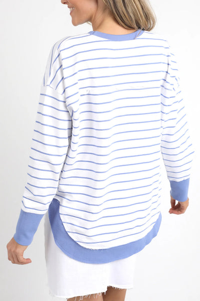 Foxwood - Simplified Crew -  BLUE STRIPE