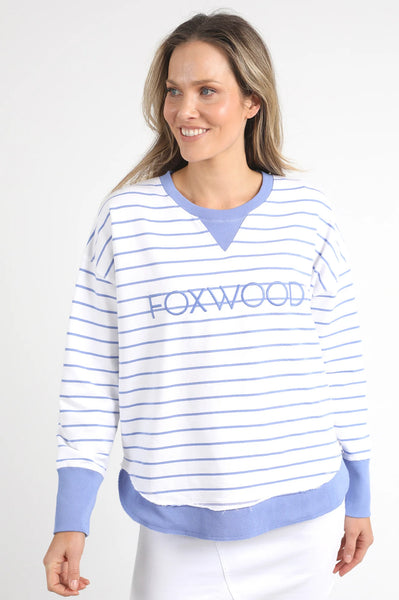 Foxwood - Simplified Crew -  BLUE STRIPE