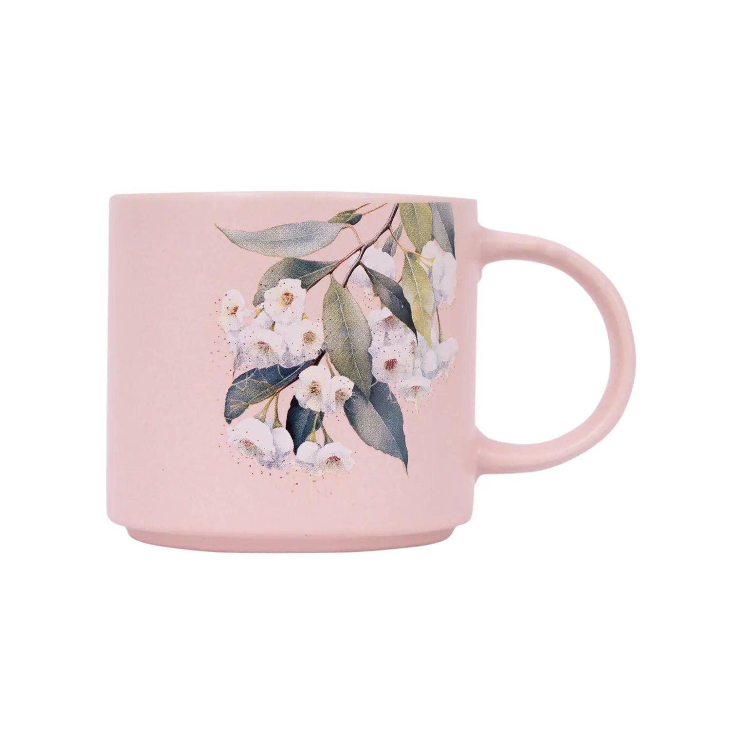 SPLOSH - NATIVE BLOOMS - WHITE FLORAL MUG