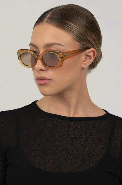 OTRA - VIV - TRANSPARENT GOLD/KHAKI MIRROR