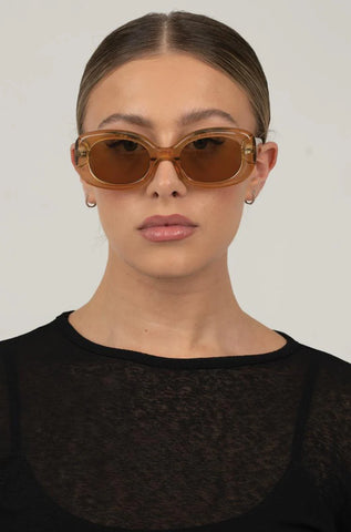 OTRA - VIV - TRANSPARENT GOLD/KHAKI MIRROR