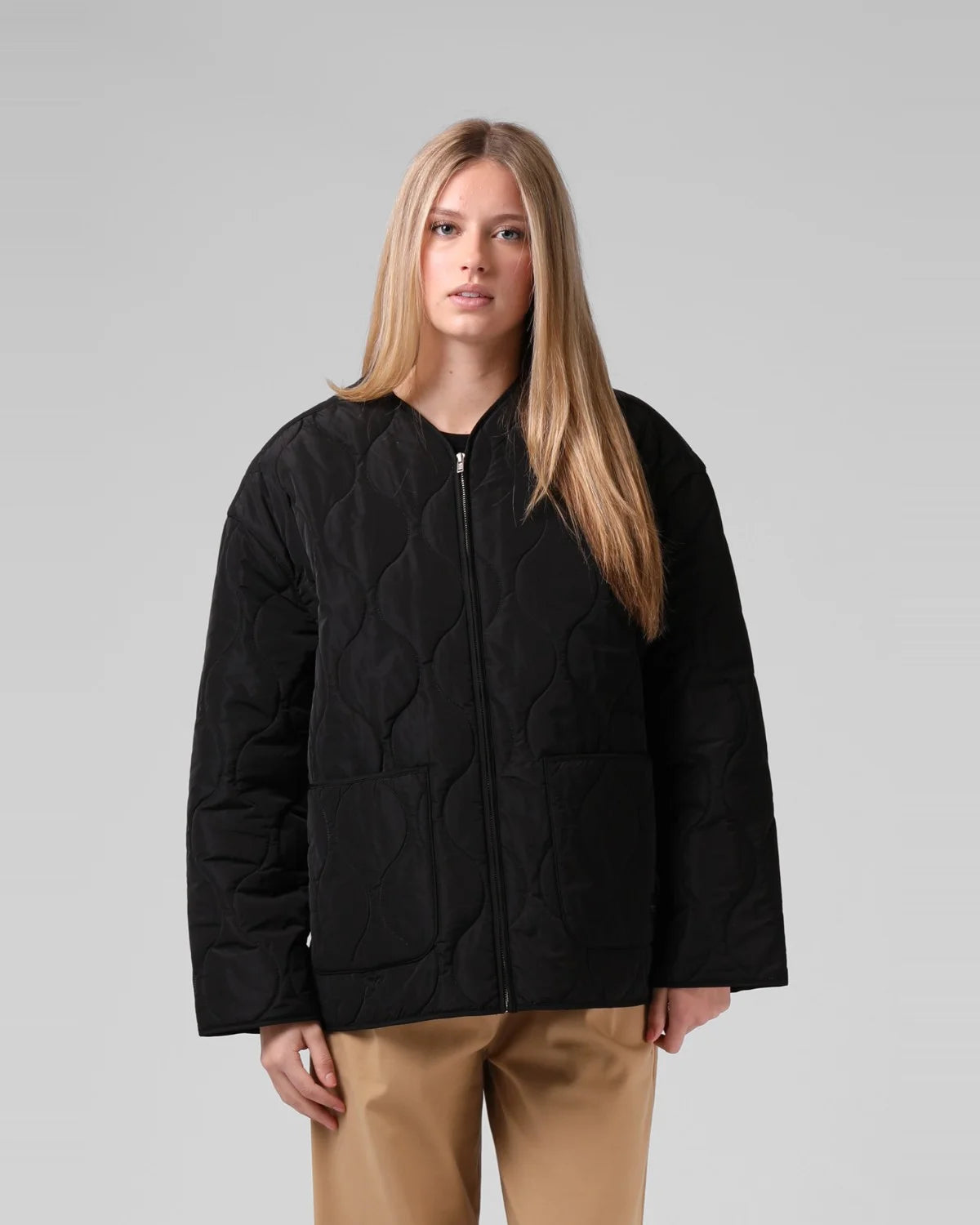 RPM - QUILTED JACKET - BLACK