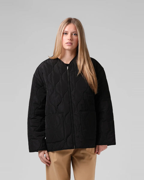 RPM - QUILTED JACKET - BLACK
