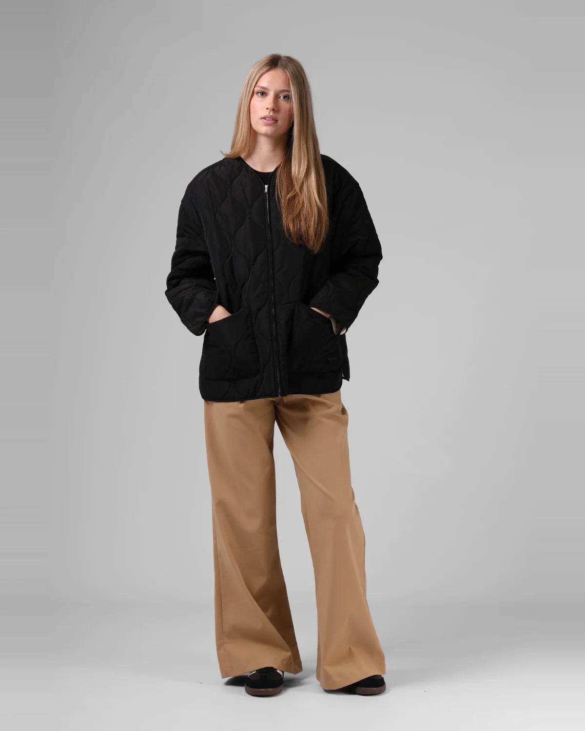 RPM - QUILTED JACKET - BLACK
