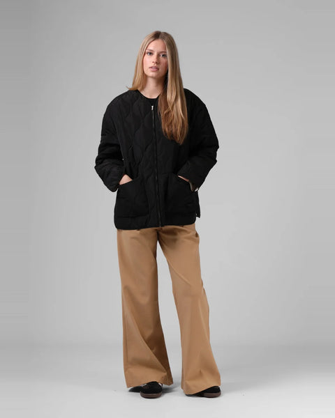 RPM - QUILTED JACKET - BLACK