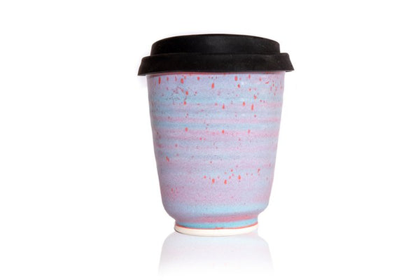 Westcost Stoneware Reusable Travel Cup 8oz  Candyfloss