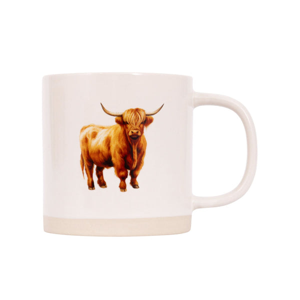 SPLOSH RUSTIC MEADOW HIGHLAND COW MUG