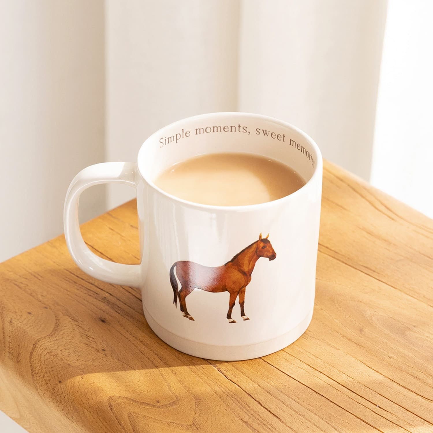SPLOSH RUSTIC MEADOW HORSE MUG